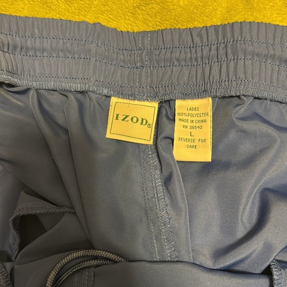 Vintage Izod tracksuit joggers jacket Set Sz Large Ceil Blue - Picture 9 of 10